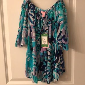 Lilly Pulitzer strapless top
